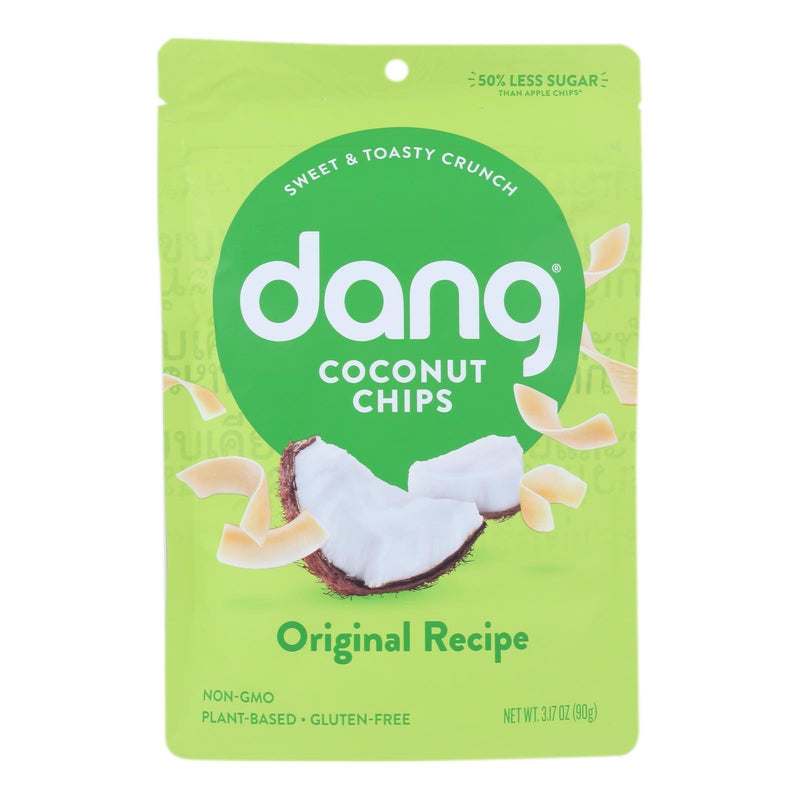 Dang - Toasted Coconut Chips - Original Recipe - Case Of 12 - 3.17 Oz. - Orca Market