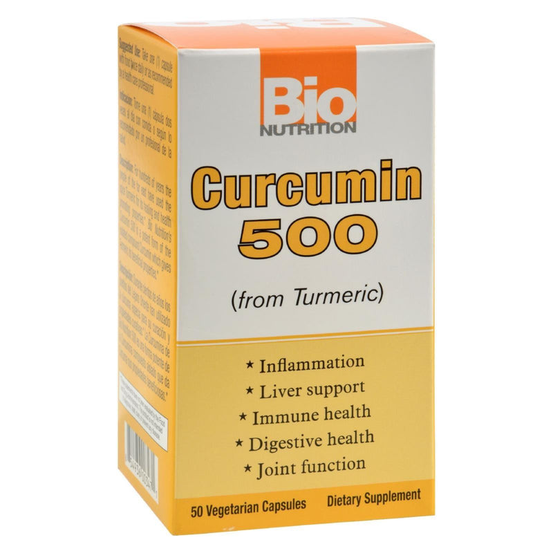 Bio Nutrition - Curcumin 500 - 50 Vegetarian Capsules - Orca Market