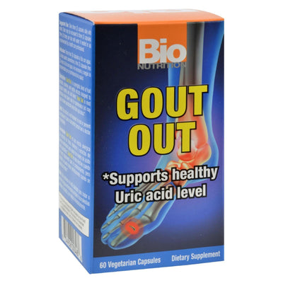 Bio Nutrition - Gout Out - 60 Vegetarian Capsules - Orca Market