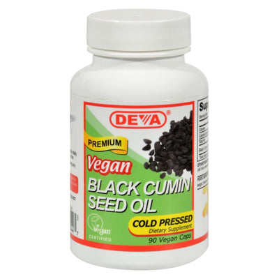 Deva Vegan Vitamins - Black Cumin Seed Oil - 90 Vegan Capsules - Orca Market