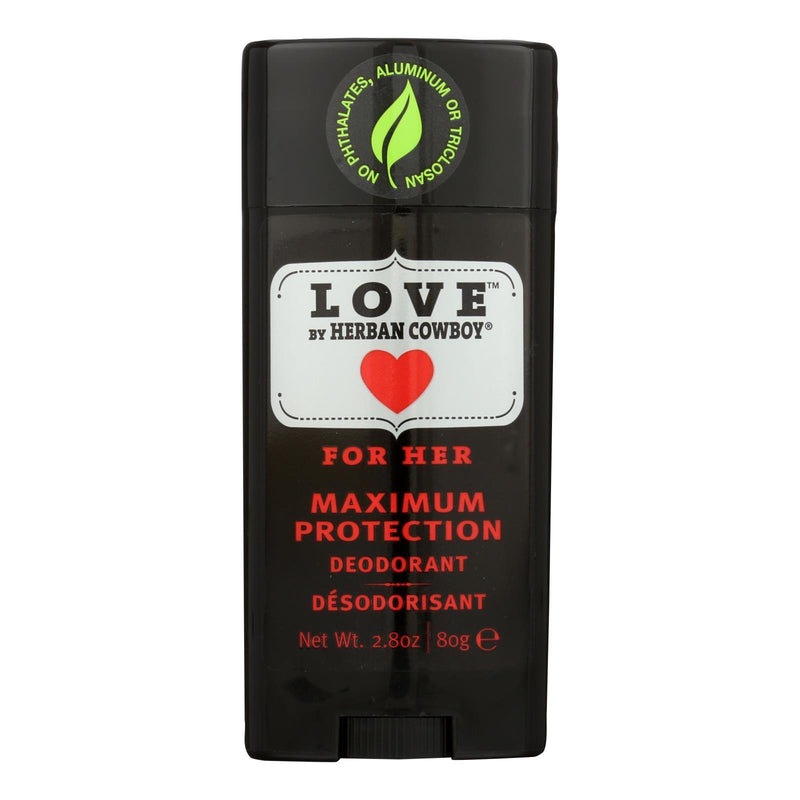 Herban Cowboy Deodorant - Love Maximum Protection - 2.8 Oz - Orca Market