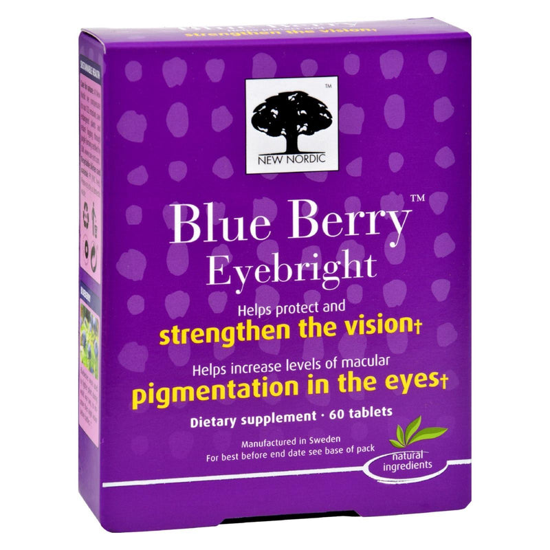 New Nordic Blue Berry Eyebright - 60 Tablets - Orca Market