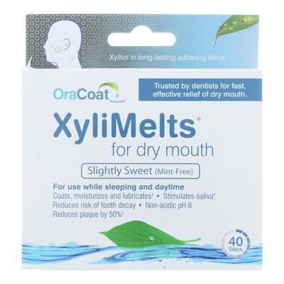 Oracoat - Xylimelts - Dry Mouth - Mint Free - 40 Count - Orca Market