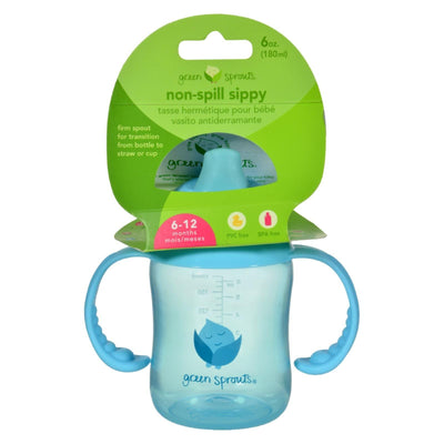 Green Sprouts Sippy Cup - Non Spill Aqua - 1 Ct - Orca Market