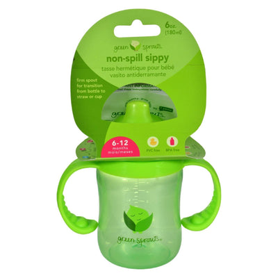 Green Sprouts Sippy Cup - Non Spill Green - 1 Ct - Orca Market