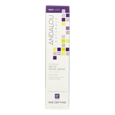 Andalou Naturals Facial Serum - Diy Booster Spf 30 - 2 Oz - Orca Market