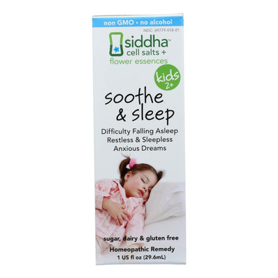 Siddha Flower Essences Soothe And Sleep - Kids - Age Two Plus - 1 Fl Oz - Orca Market