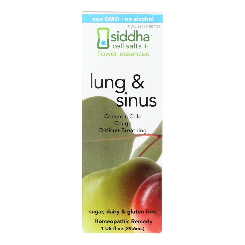 Siddha Flower Essences Lungs And Sinus - 1 Fl Oz - Orca Market