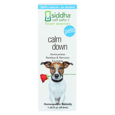 Siddha Flower Essences Calm Down - Pets - 1 Fl Oz - Orca Market