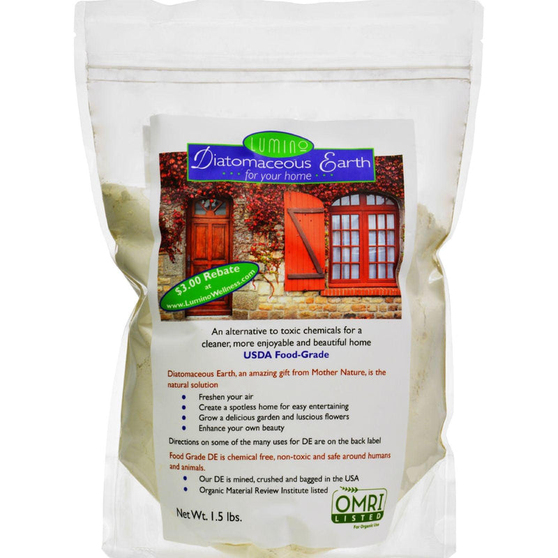 Lumino Home Diatomaceous Earth - Food Grade - Home - 1.5 Lb - Orca Market