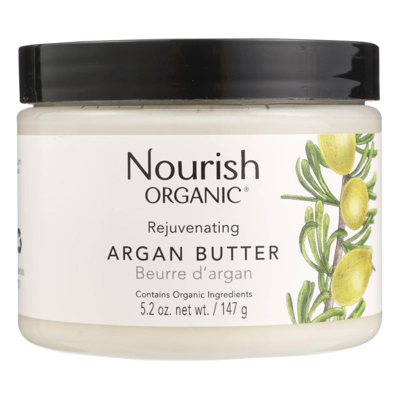 Nourish Argan Butter - Organic - Rejuvenating - 5.2 Oz - 1 Each - Orca Market