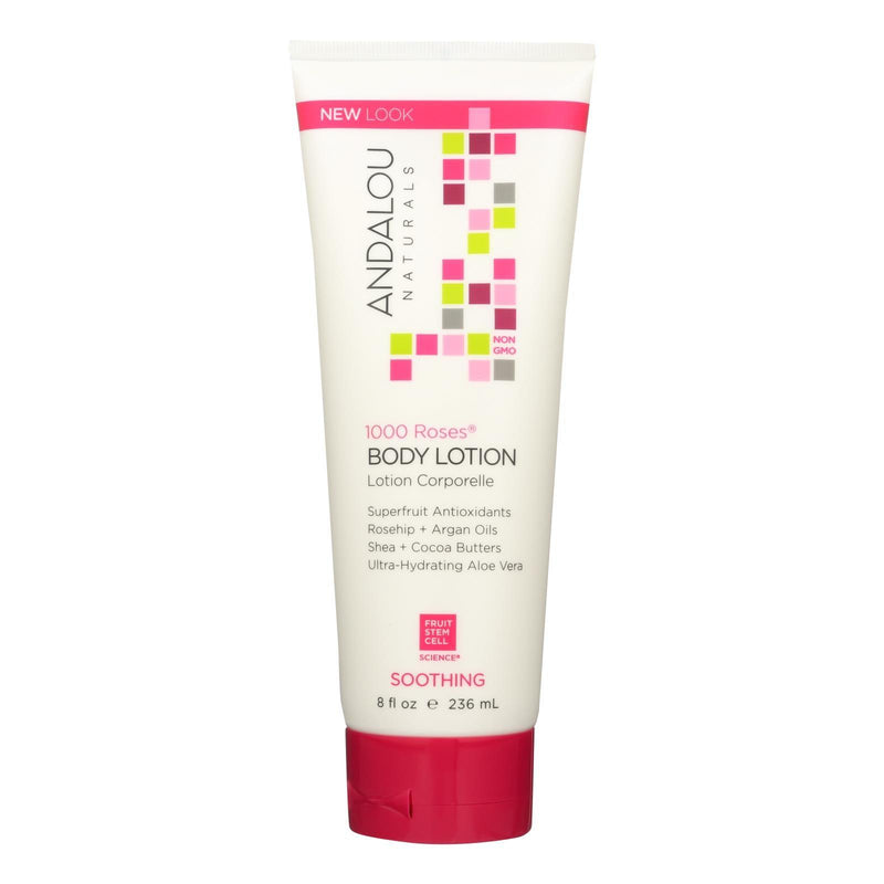 Andalou Naturals Soothing Body Lotion - 1000 Roses - 8 Oz - Orca Market