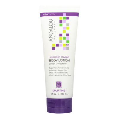 Andalou Naturals Body Lotion - Lavender Thyme Refreshing - 8 Fl Oz - Orca Market