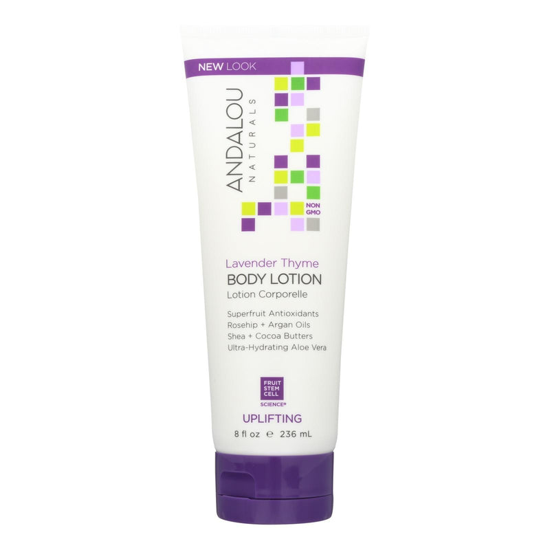 Andalou Naturals Body Lotion - Lavender Thyme Refreshing - 8 Fl Oz - Orca Market