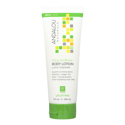 Andalou Naturals Body Lotion - Citrus Verbena Uplifting - 8 Fl Oz - Orca Market