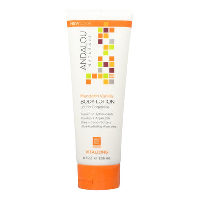 Andalou Naturals Body Lotion - Mandarin Vanilla Vitalizing - 8 Fl Oz - Orca Market