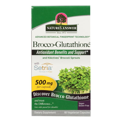 Nature's Answer - Brocco-glutathione - 60 Vegetarian Capsules - Orca Market