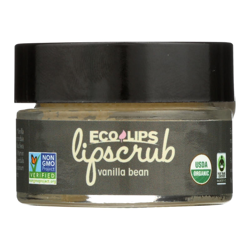 Ecolips Organic Lip Scrub - Vanilla Bean - Case Of 6 - 0.5 Oz. - Orca Market