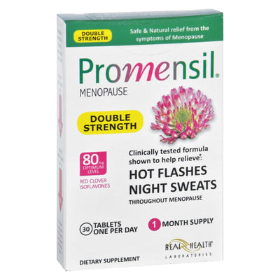 Promensil Menopause - Double Strength - Relief Hot Flashes Night Sweats - 30 Tablets - Orca Market