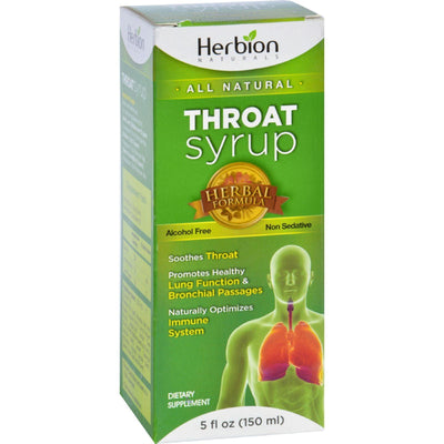 Herbion Naturals Throat Syrup - All Natural - 5 Oz - Orca Market