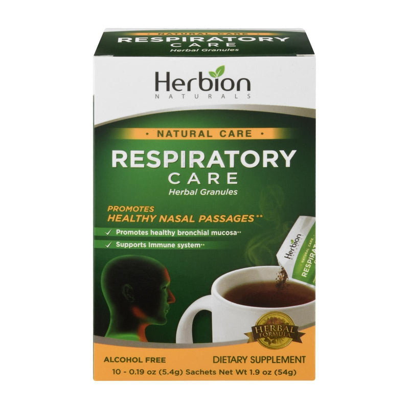 Herbion Naturals Respiratory Care - Natural Care - Herbal Granules - 10 Packets - Orca Market