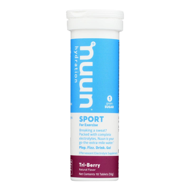 Nuun Hydration Nuun Active - Tri - Berry - Case Of 8 - 10 Tablets - Orca Market