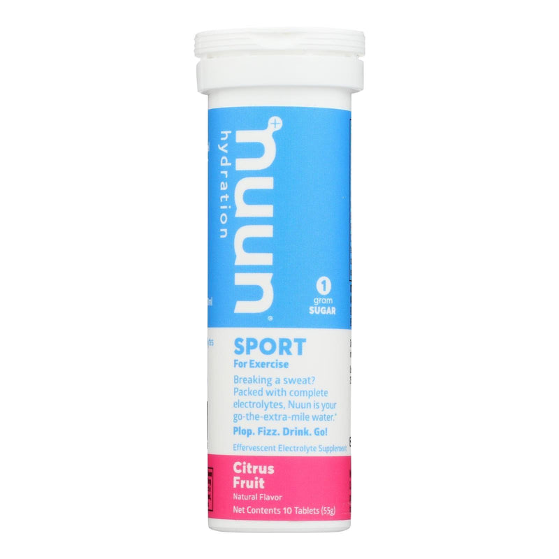 Nuun Hydration Nuun Active - Citrus Fruit - Case Of 8 - 10 Tablets - Orca Market