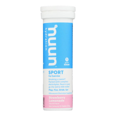 Nuun Hydration Nuun Active - Strawberry Lemonade - Case Of 8 - 10 Tablets - Orca Market