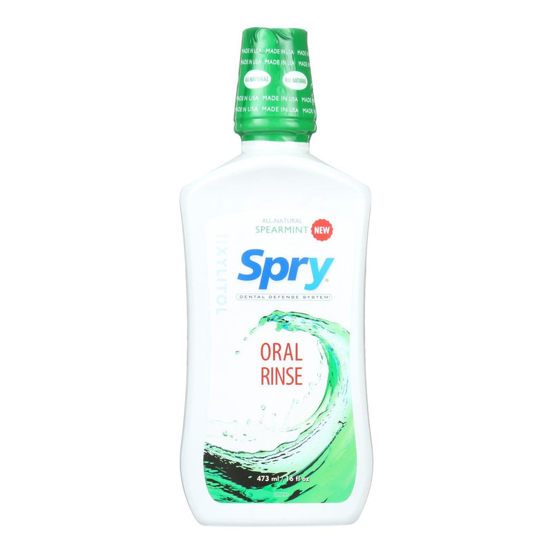 Spry Oral Rinse - Spearmint - 16 Fl Oz. - Orca Market