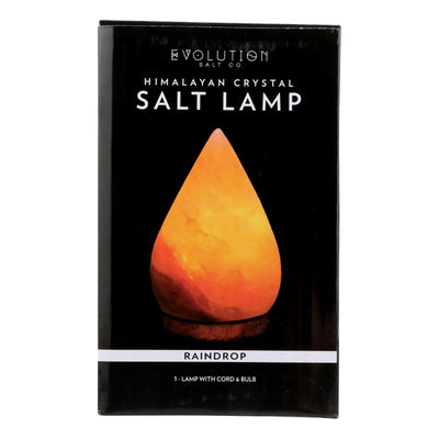 Evolution Salt Crystal Salt Lamp - Raindrop - 1 Count - Orca Market