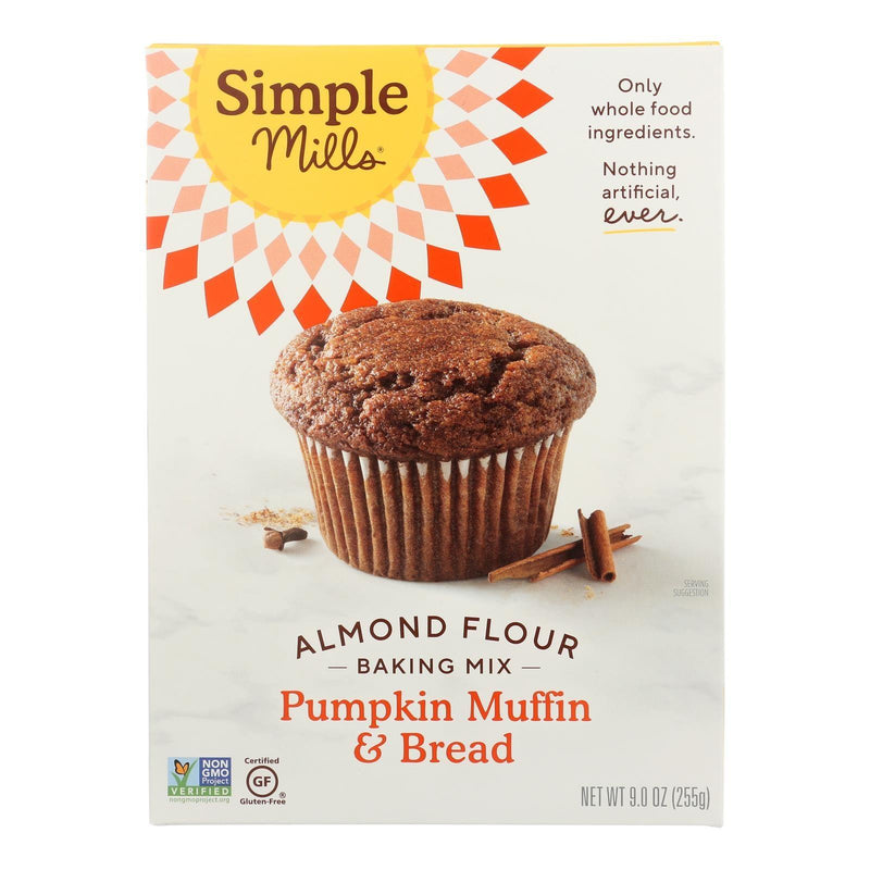 Simple Mills Almond Flour Pumpkin Muffin And Bread Mix - Case Of 6 - 9 Oz. - Orca Market