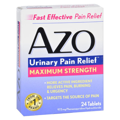 Azo Urinary Pain Relief - 24 Tablets - Orca Market