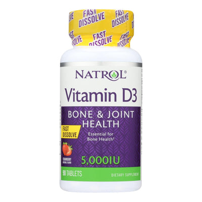 Natrol Vitamin D3 - 5000 Iu - Fast Dissolve - 90 Tablets - Orca Market