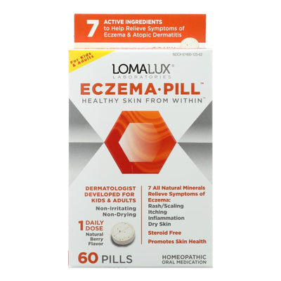 Loma Lux Laboratories Acne Eczema - Chewable - Quick Dissolving - 60 Count - Orca Market