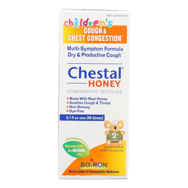 Boiron - Chestal - Cough And Chest Congestion - Honey - Childrens - 6.7 Oz - Orca Market