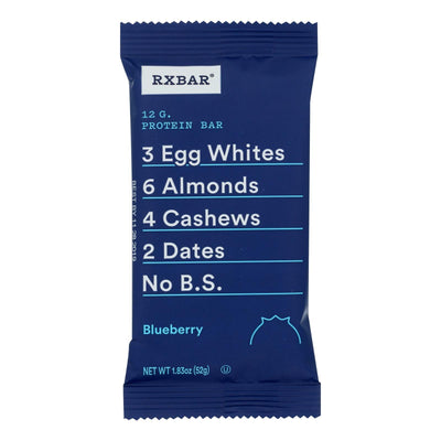 Rxbar - Protein Bar - Blueberry - Case Of 12 - 1.83 Oz. - Orca Market