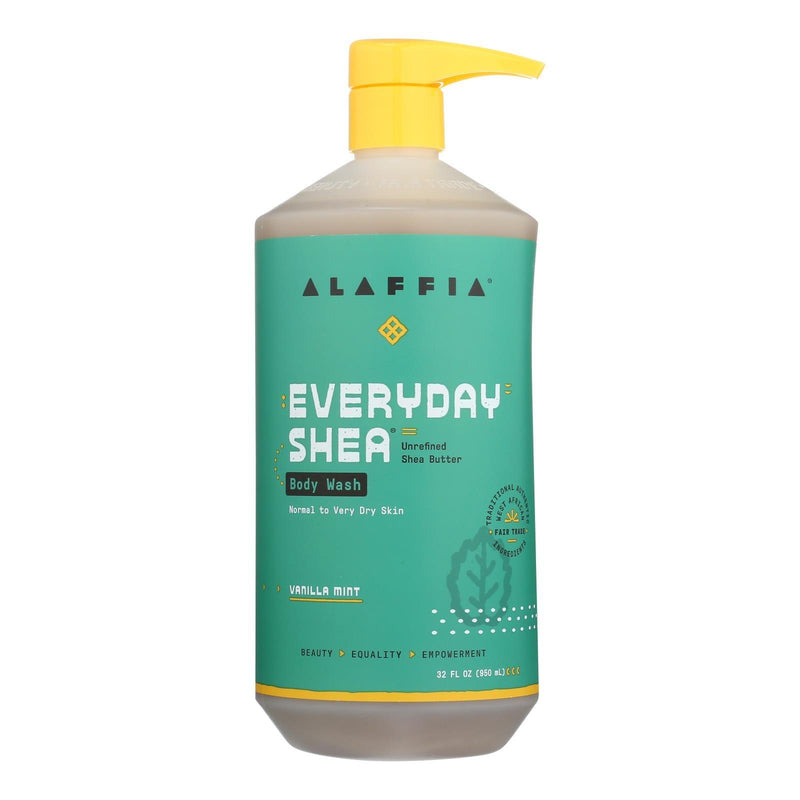 Alaffia - Everyday Body Wash - Shea Vanilla - 32 Oz. - Orca Market