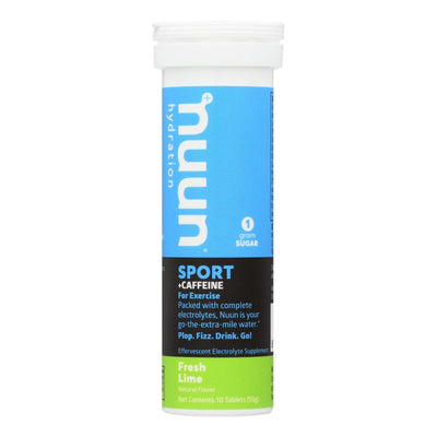 Nuun Hydration Drink Tab - Energy - Lemon-lime - 10 Tablets - Case Of 8 - Orca Market