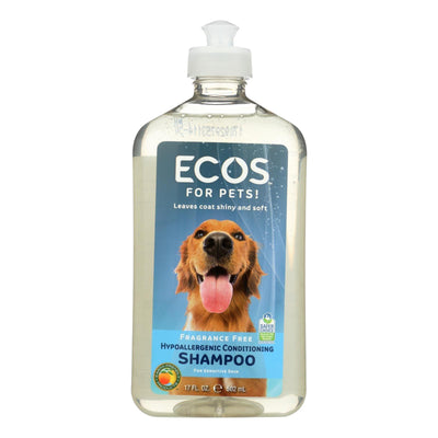 Ecos - Hypoallergenic Conditioning Pet Shampoo - Fragrance Free - 17 Fl Oz. - Orca Market