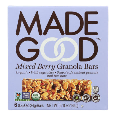 Made Good Granola Bar - Mixed Berry - Case Of 6 - 5 Oz. - Orca Market