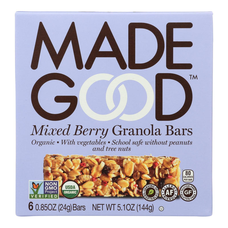 Made Good Granola Bar - Mixed Berry - Case Of 6 - 5 Oz. - Orca Market