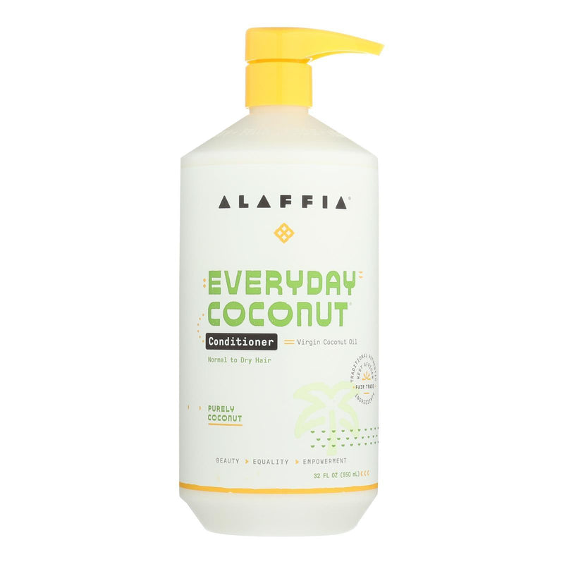 Alaffia - Everyday Conditioner - Coconut And Ginger - 32 Fl Oz. - Orca Market