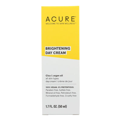 Acure - Day Cream - Gotu Kola Extract And Chlorella - 1.75 Fl Oz. - Orca Market