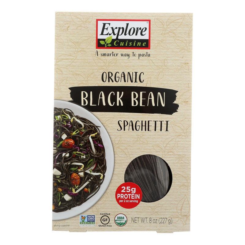 Explore Cuisine Organic Black Bean Spaghetti - Spaghetti - Case Of 6 - 8 Oz. - Orca Market