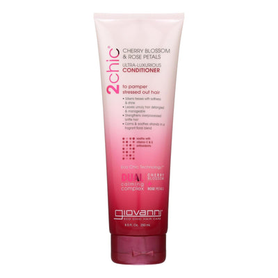 Giovanni Hair Care Products 2chic - Conditioner - Cherry Blossom And Rose Petals - 8.5 Fl Oz - Orca Market