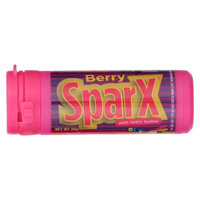 Sparx Candies - Berry - Xylitol - Case Of 6 - 30 Grm - Orca Market