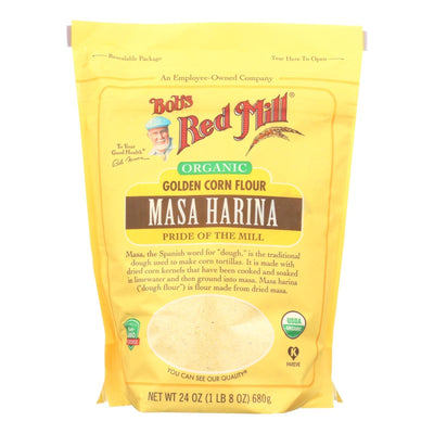 Bob's Red Mill - Flour - Organic - Masa Harina - Case Of 4 - 24 Oz - Orca Market