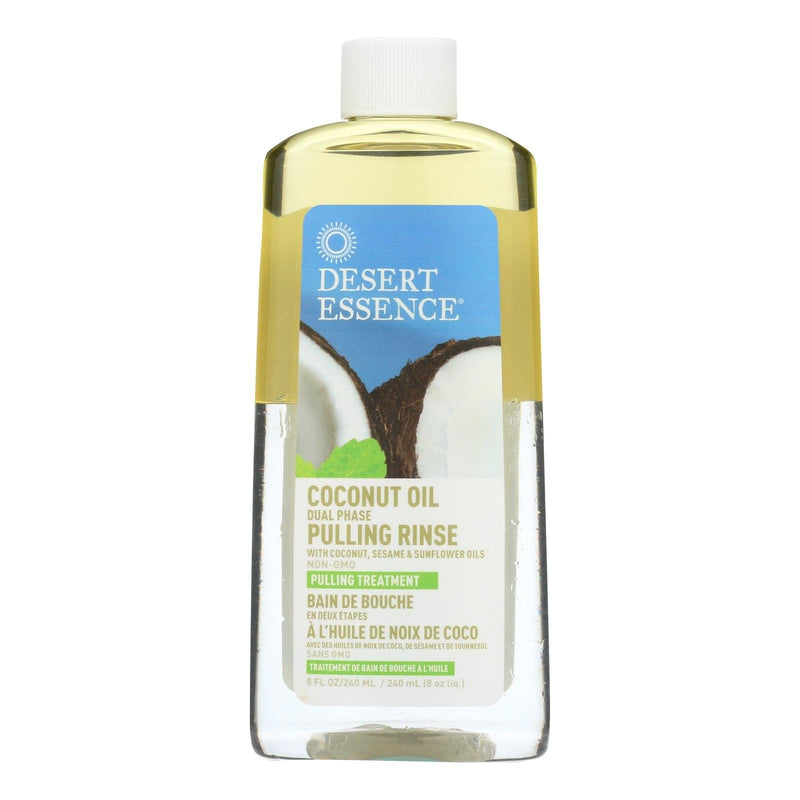 Desert Essence - Pulling Rinse With Coconut Sesame And Sunflower Oils - 8 Fl Oz - Orca Market