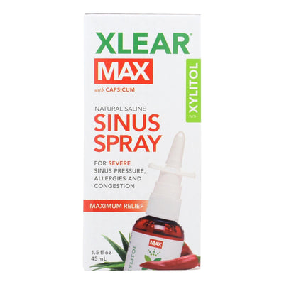 Xlear Nasal Spray - Xylitol - Max - 1.5 Fl Oz - Orca Market