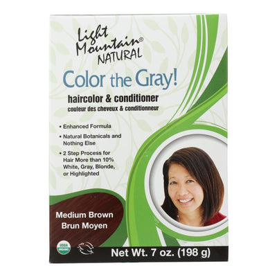 Light Mountain Clr Gry - Conditioner - Organic - Medbrwn - 7 Oz - Orca Market